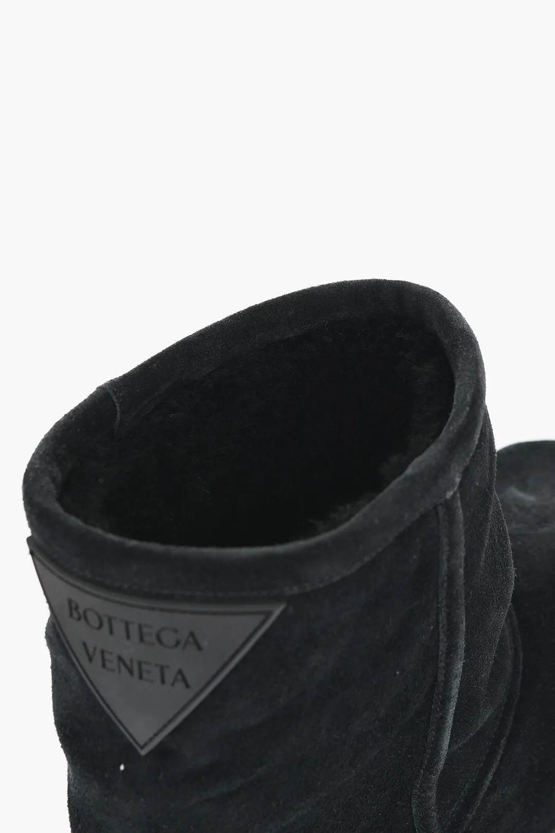 Bottega Veneta Suede Snap Snow Boots