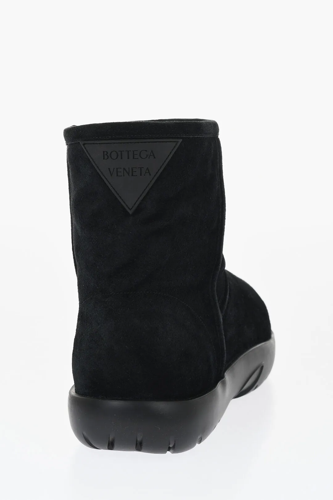 Bottega Veneta Suede Snap Snow Boots