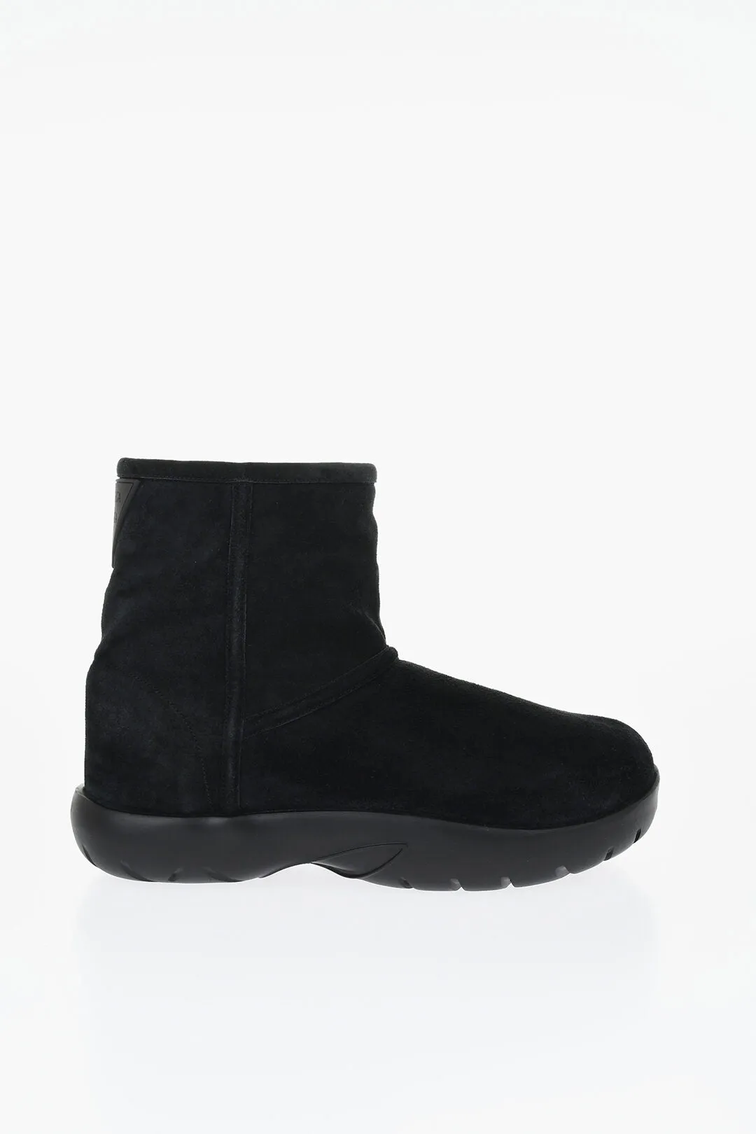 Bottega Veneta Suede Snap Snow Boots