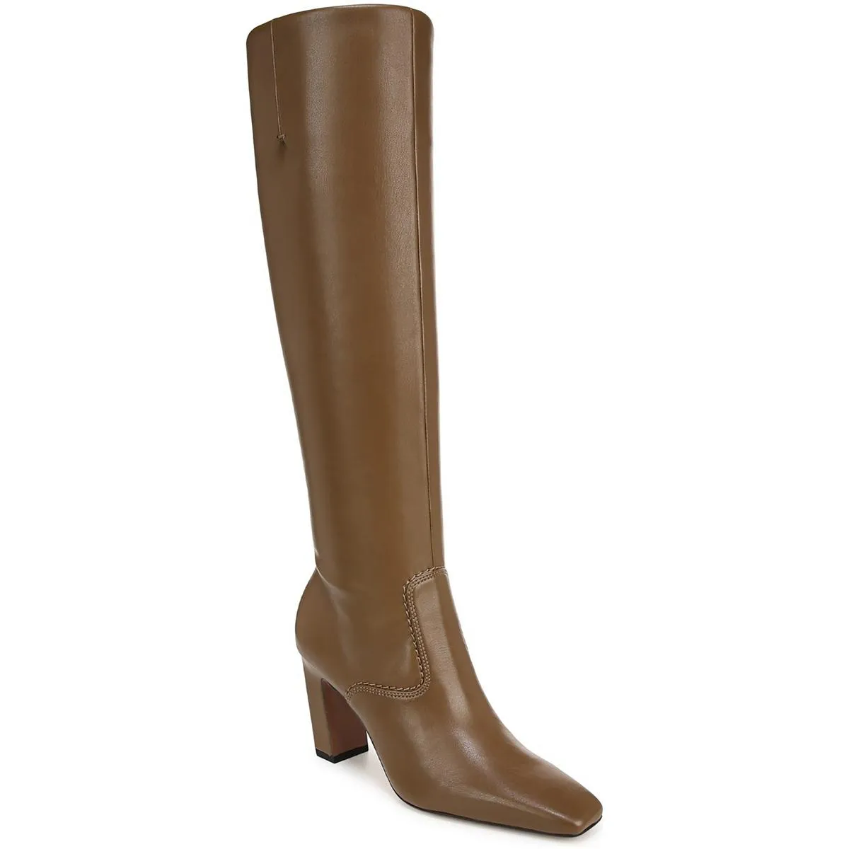 Bowman Womens Faux Leather Snake Print Knee-High Boots