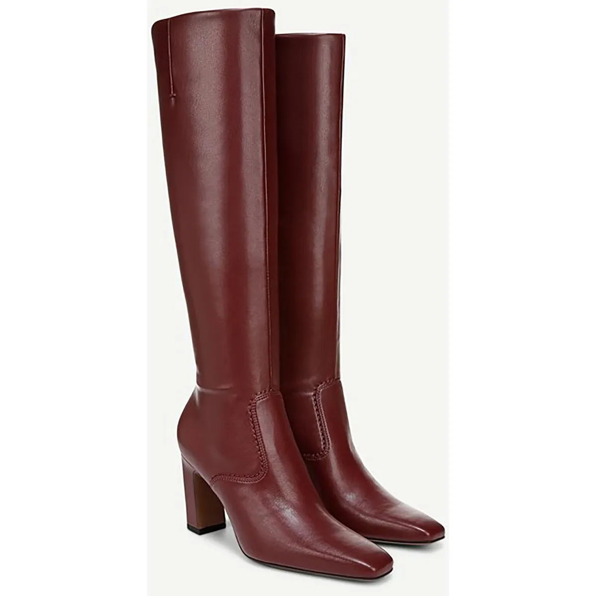 Bowman Womens Faux Leather Snake Print Knee-High Boots