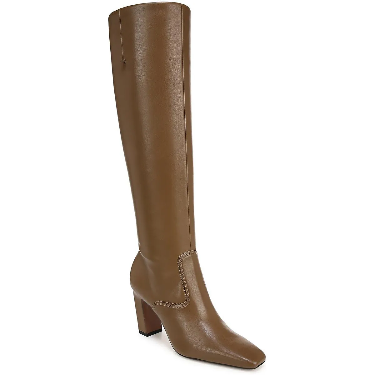 Bowman Womens Faux Leather Snake Print Knee-High Boots