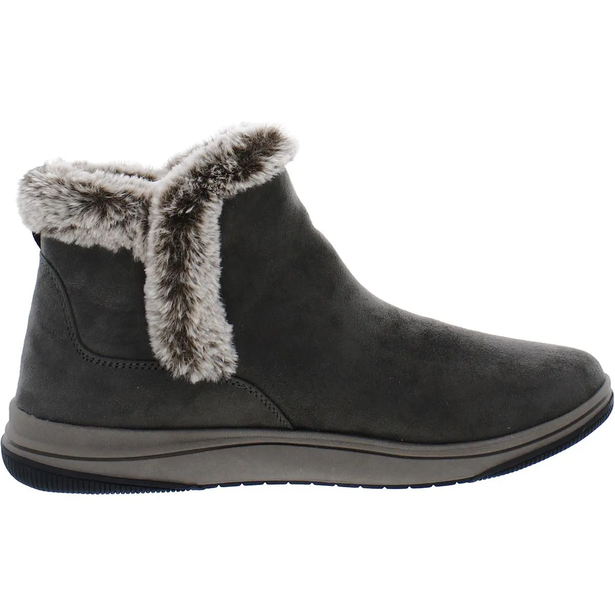 Breeze Fur Womens Faux Fur Lined Ankle Boots