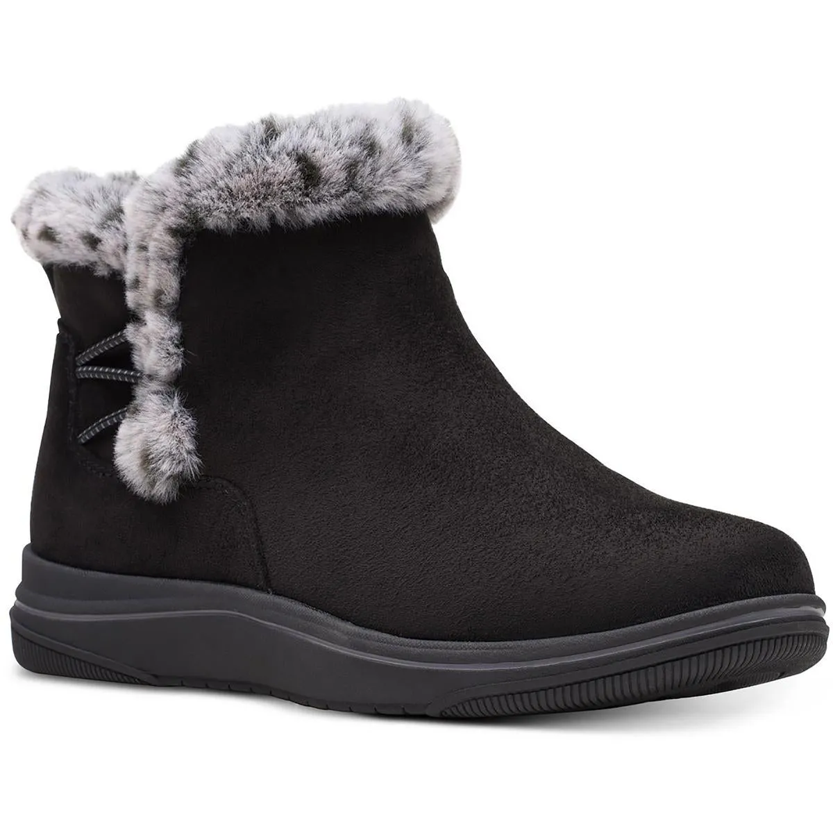 Breeze Fur Womens Faux Fur Lined Ankle Boots