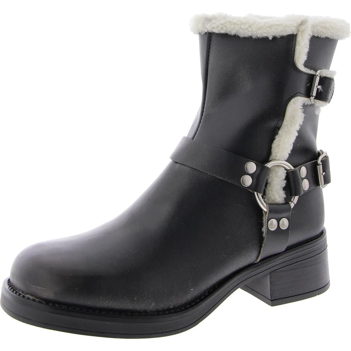 Brixton Womens Zipper Round Toe Booties