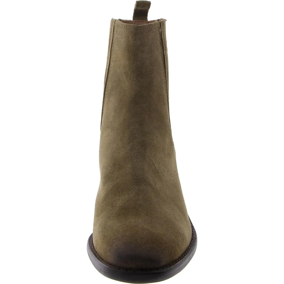 Bronson Womens Suede Pull On Ankle Boots