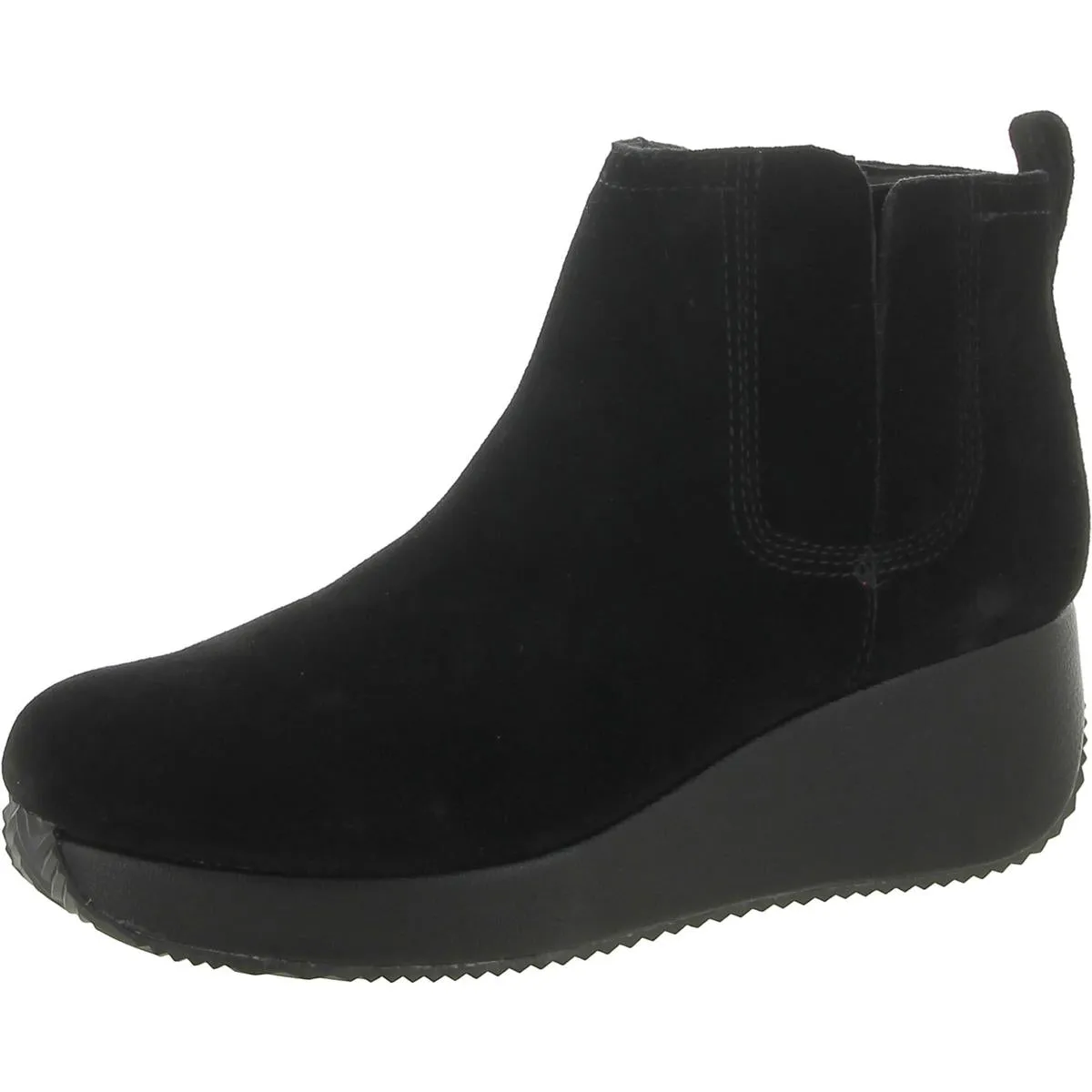 Burlingham Womens Leather Booties Chelsea Boots