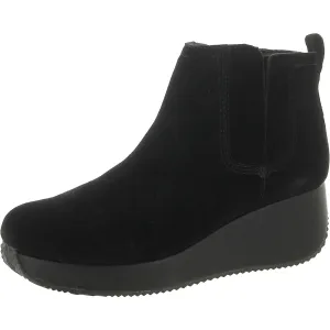 Burlingham Womens Leather Booties Chelsea Boots