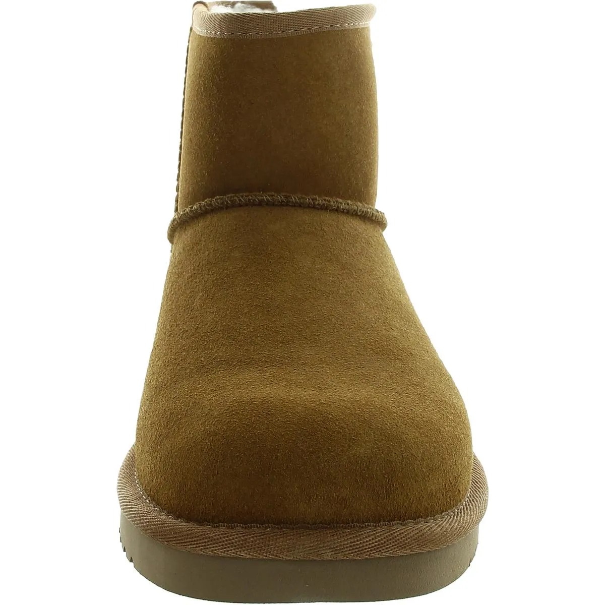 Burra Mini Mens Leather Cozy Shearling Boots