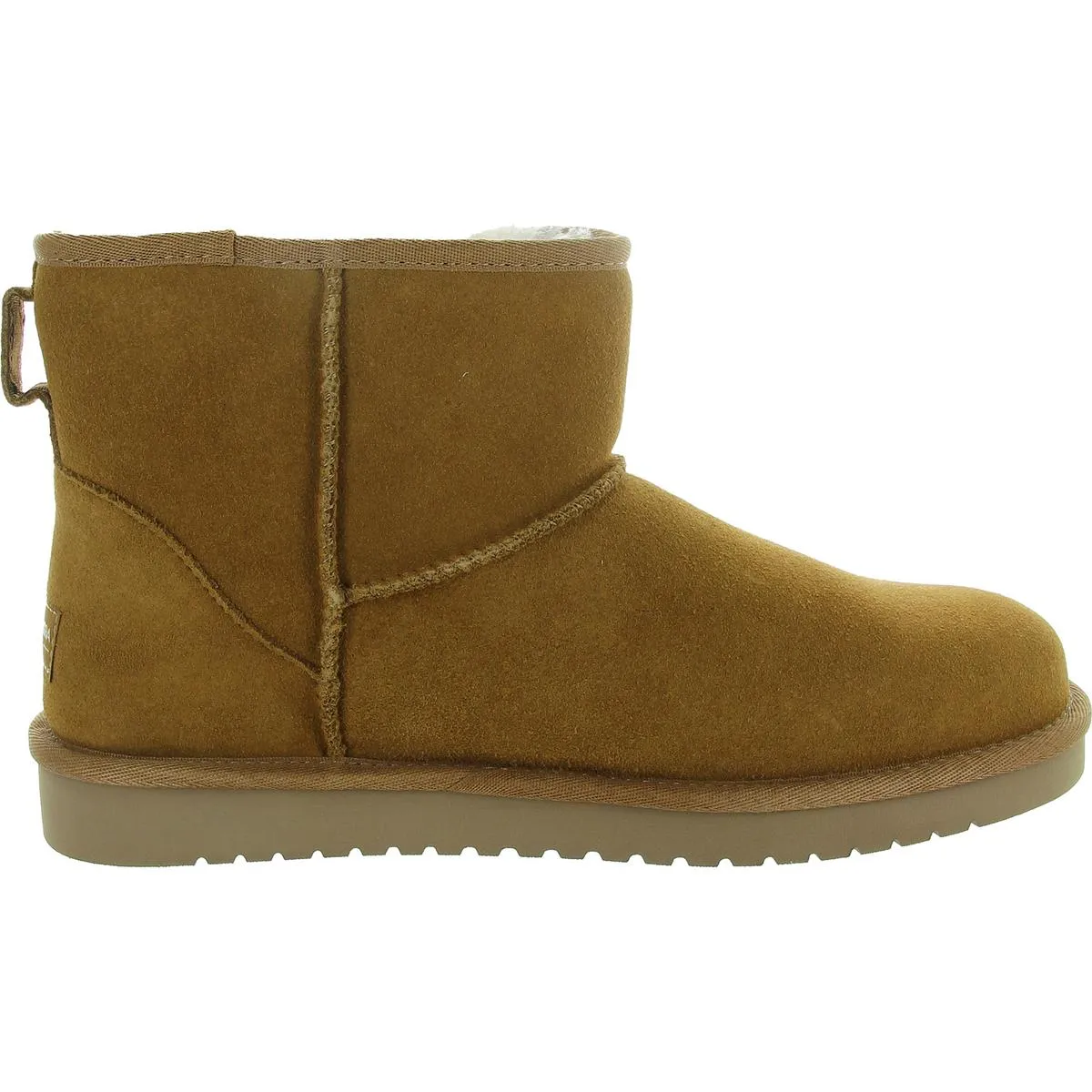 Burra Mini Mens Leather Cozy Shearling Boots