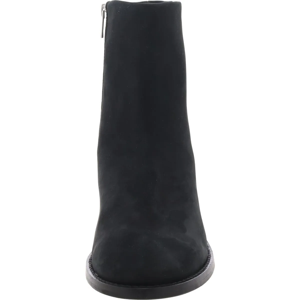 CADDIER Womens Leather Zipper Ankle Boots