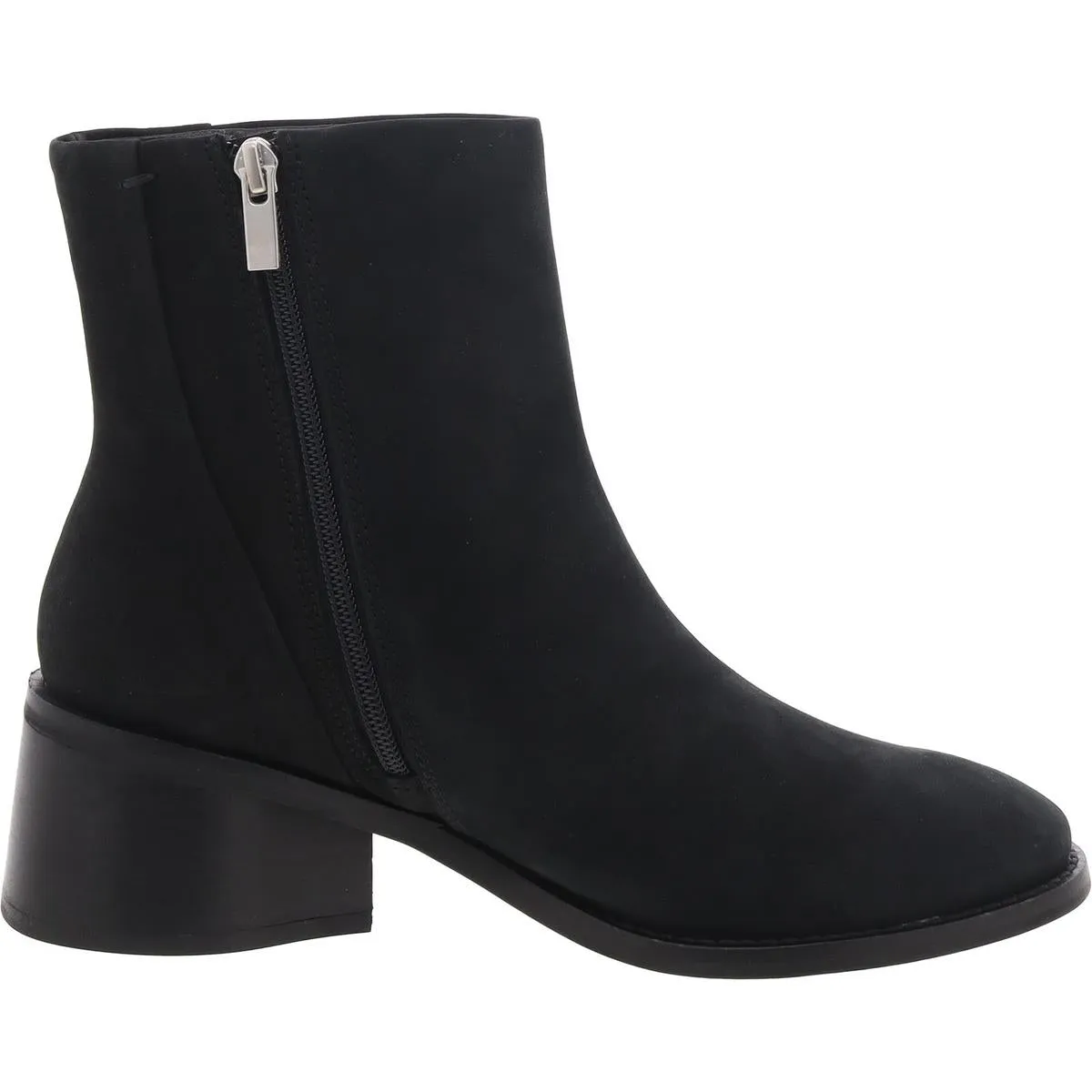 CADDIER Womens Leather Zipper Ankle Boots