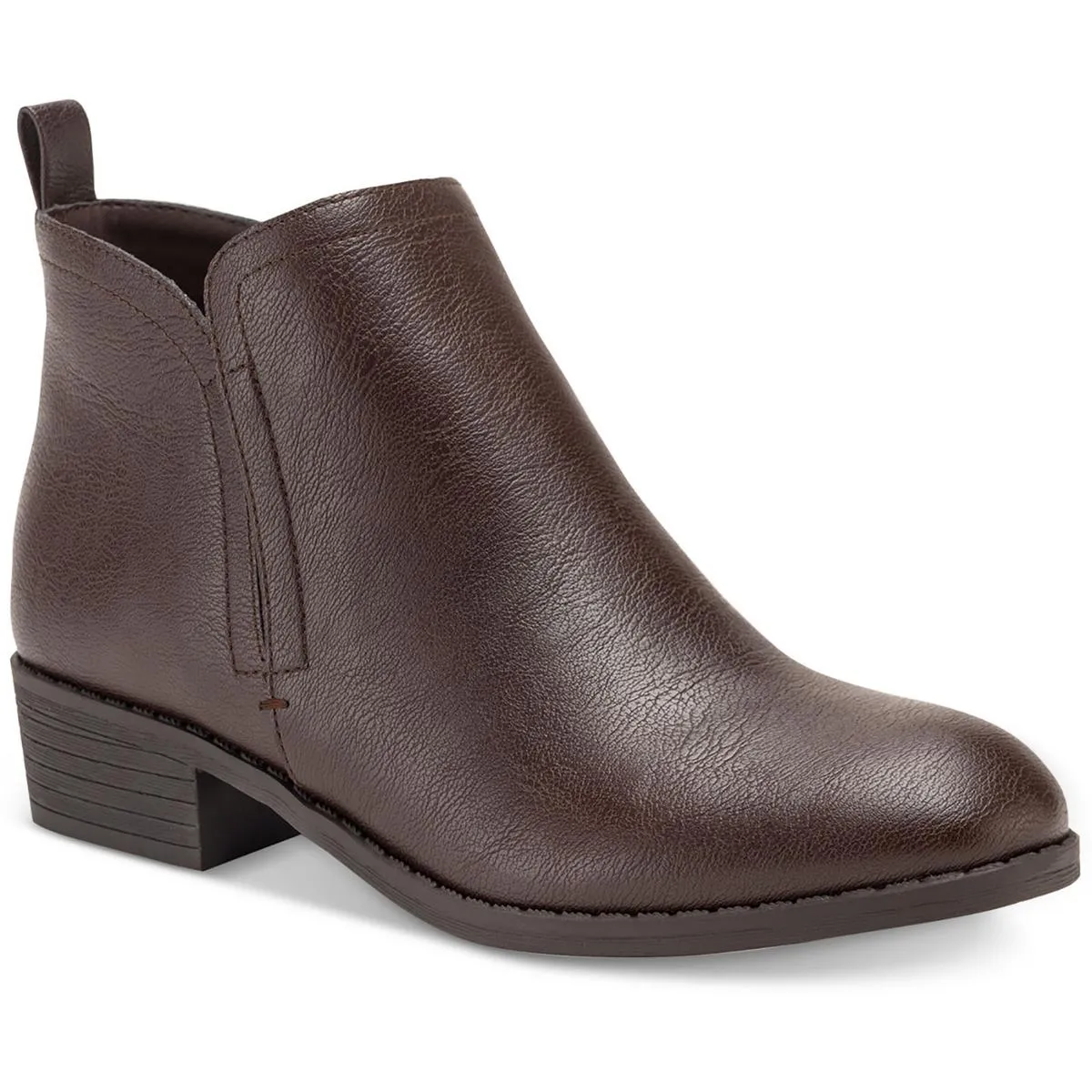 Cadee Womens Zipper Ankle Booties