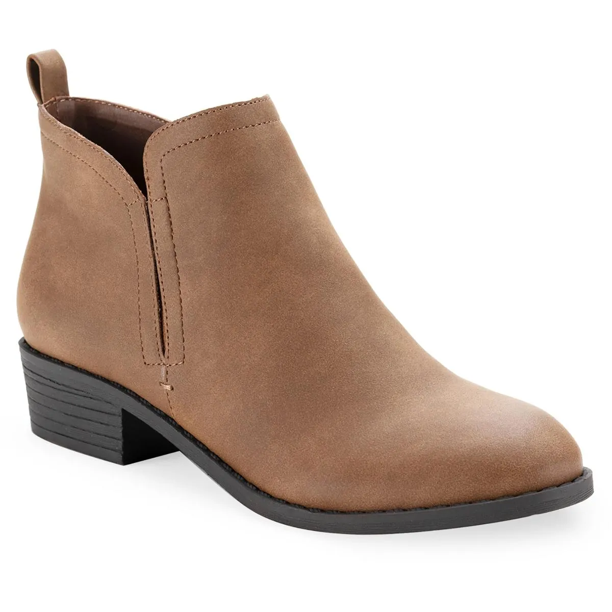 Cadee Womens Zipper Ankle Booties