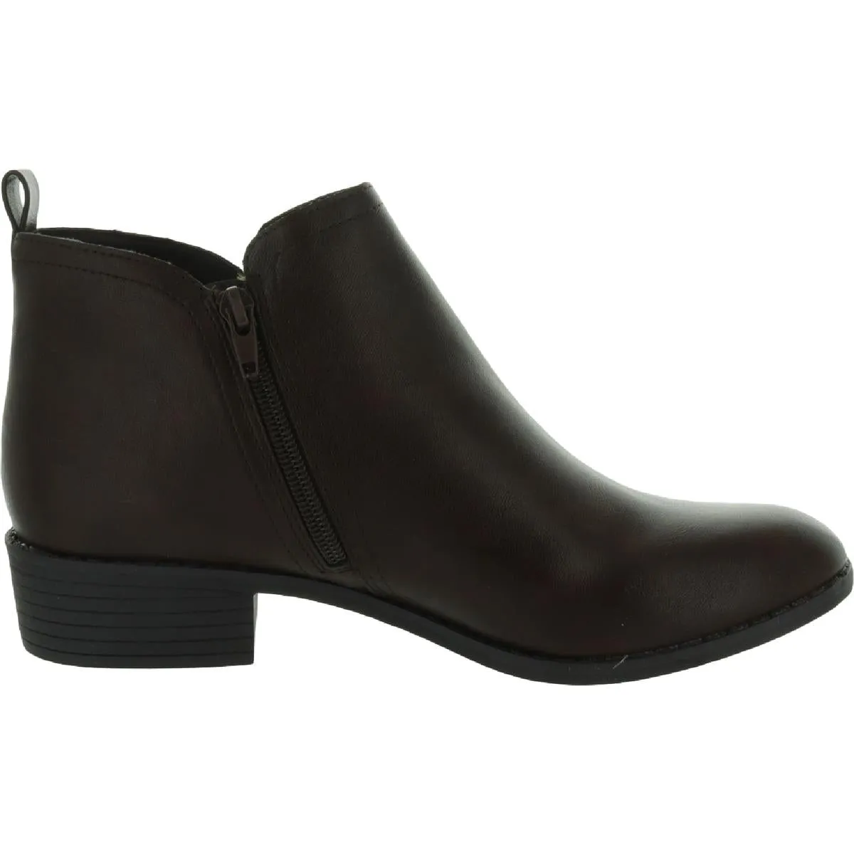 Cadee Womens Zipper Ankle Booties