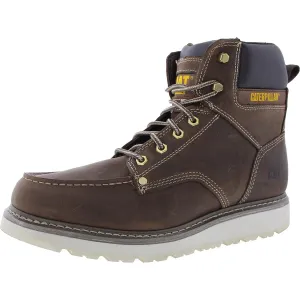 Calibrate Mens Lace-Up Leather Work & Safety Boots