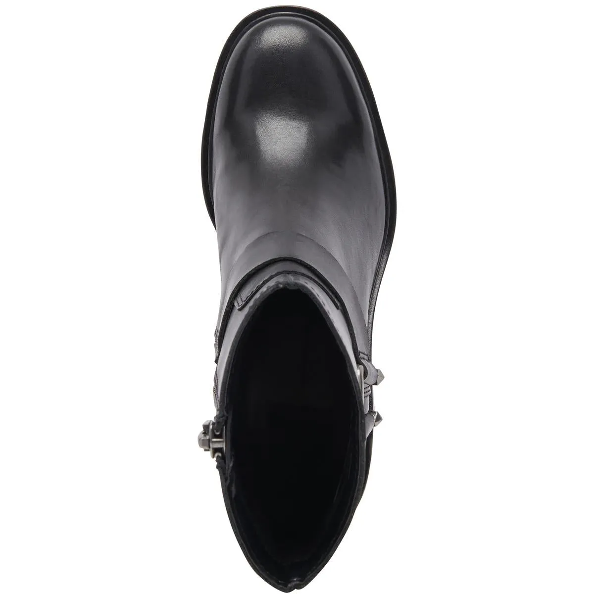 CAMROS Womens Suede Almond Toe Ankle Boots