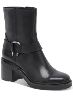 CAMROS Womens Suede Almond Toe Ankle Boots