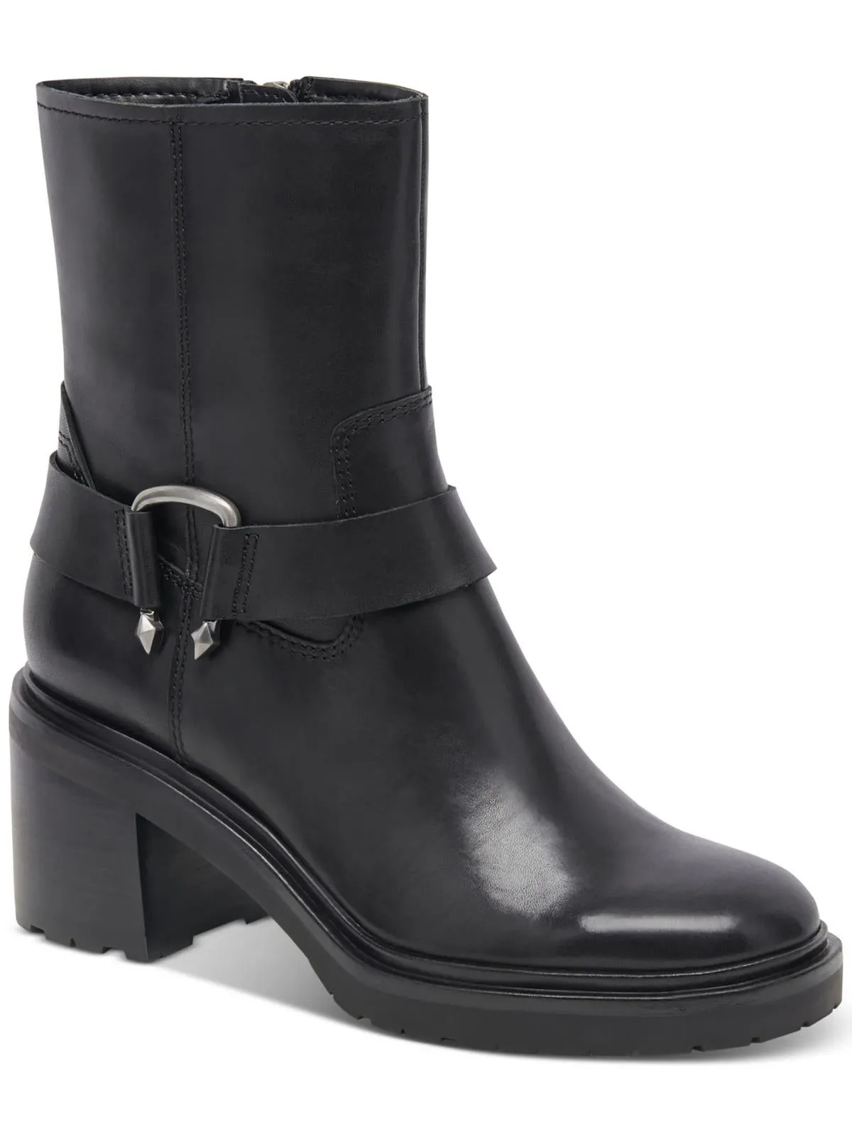 CAMROS Womens Suede Almond Toe Ankle Boots