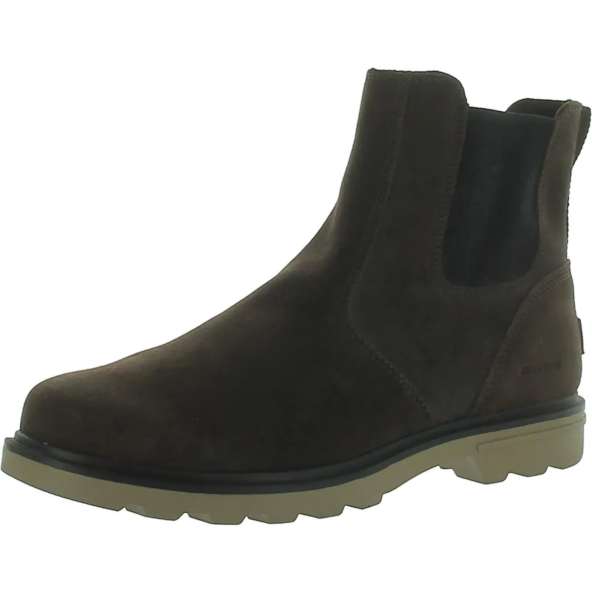 Carson Mens Suede Outdoor Chelsea Boots