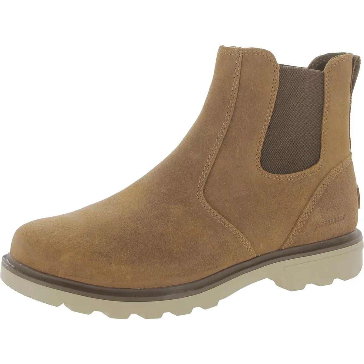 Carson Mens Suede Outdoor Chelsea Boots