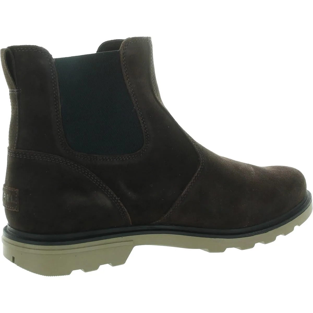 Carson Mens Suede Outdoor Chelsea Boots
