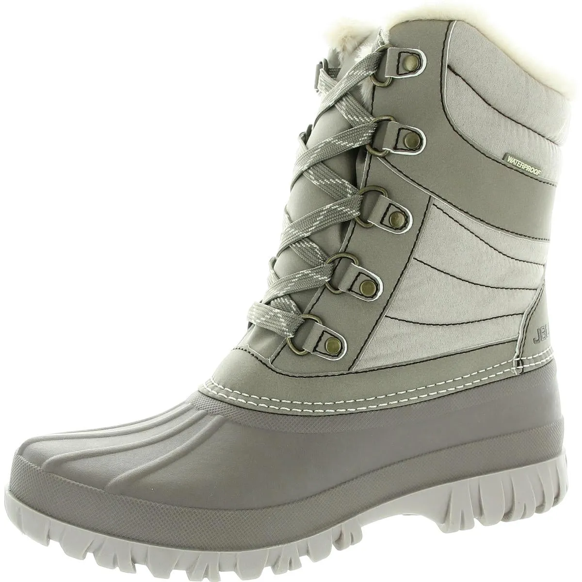 Casey Waterproof Womens Faux Fur Synthetic Winter & Snow Boots