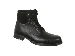 Casual Leather Mercer Boot In Black