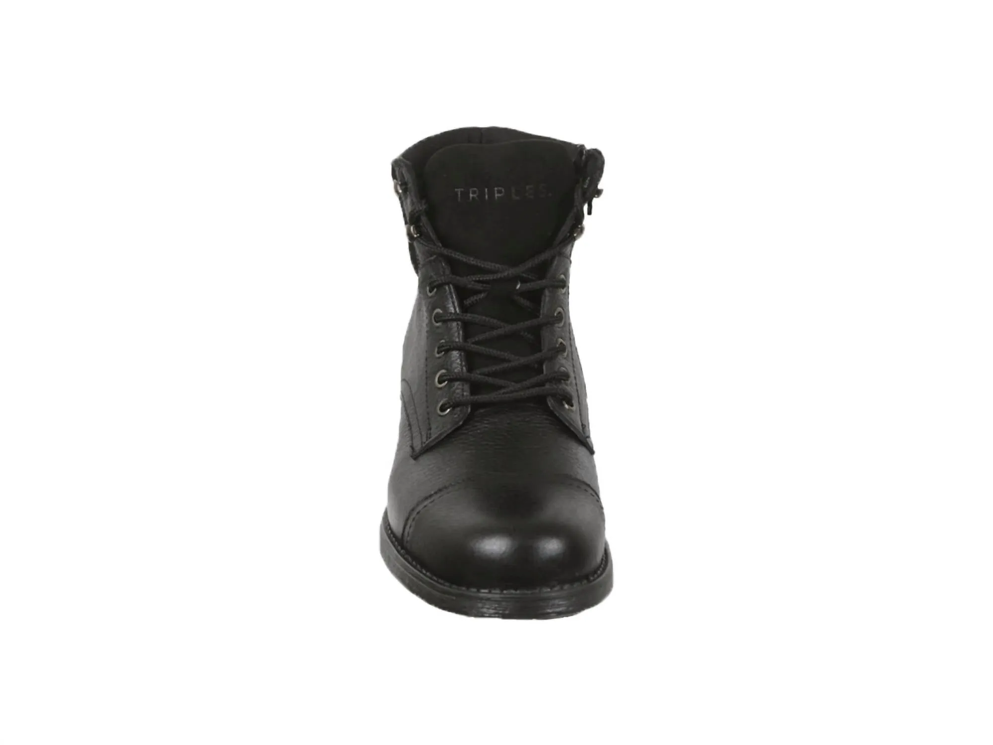 Casual Leather Mercer Boot In Black