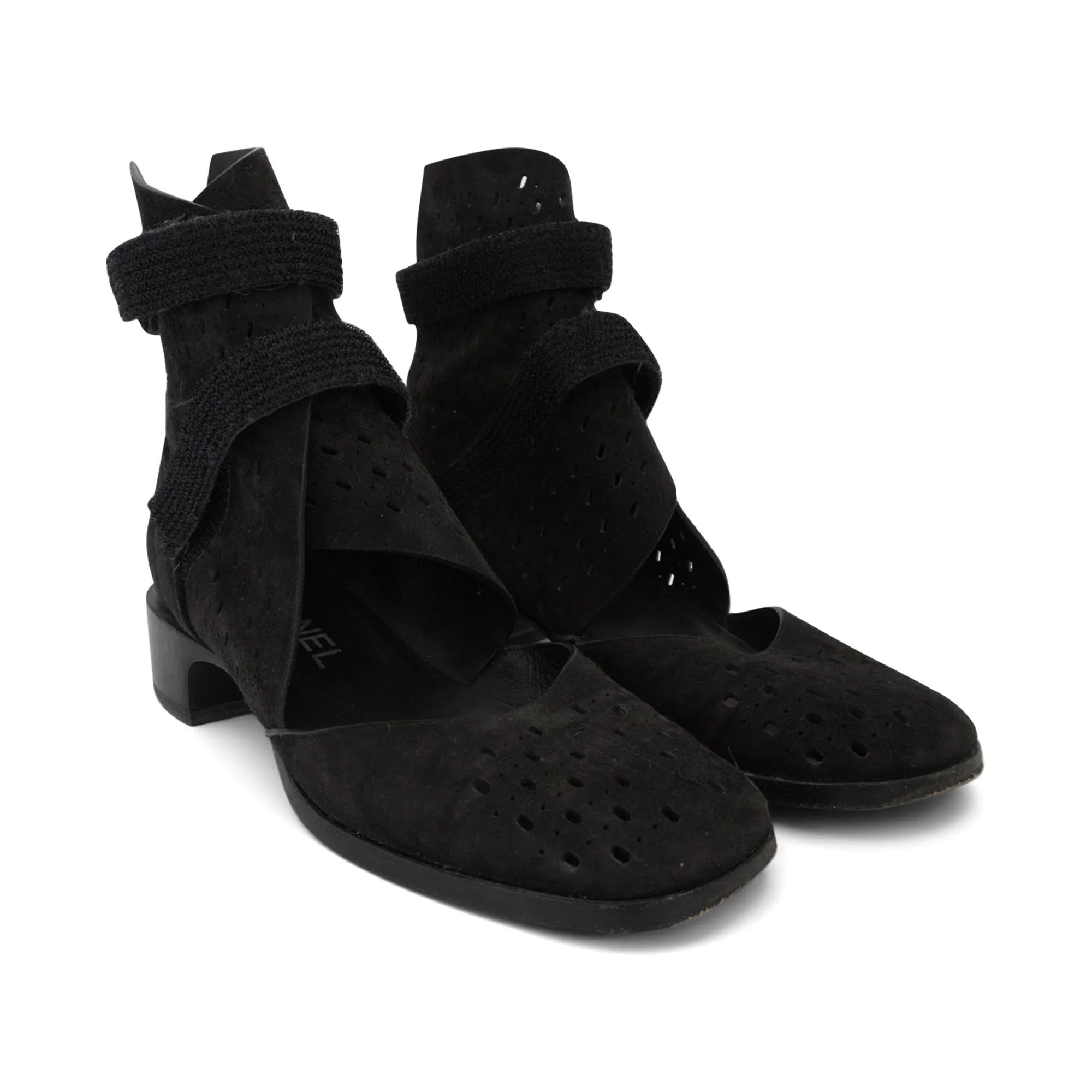 Chanel 'Spring 2017' Velcro Booties - Women's 35