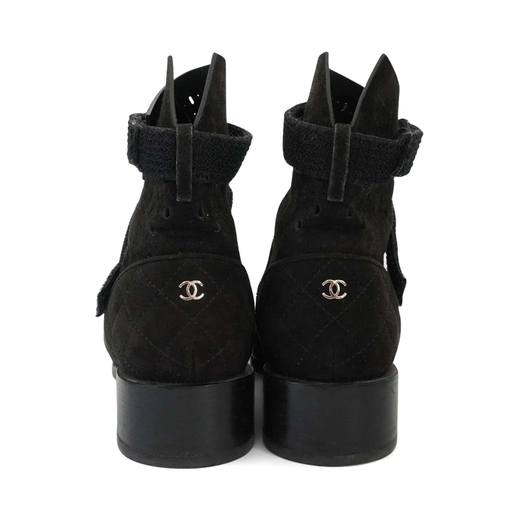 Chanel 'Spring 2017' Velcro Booties - Women's 35