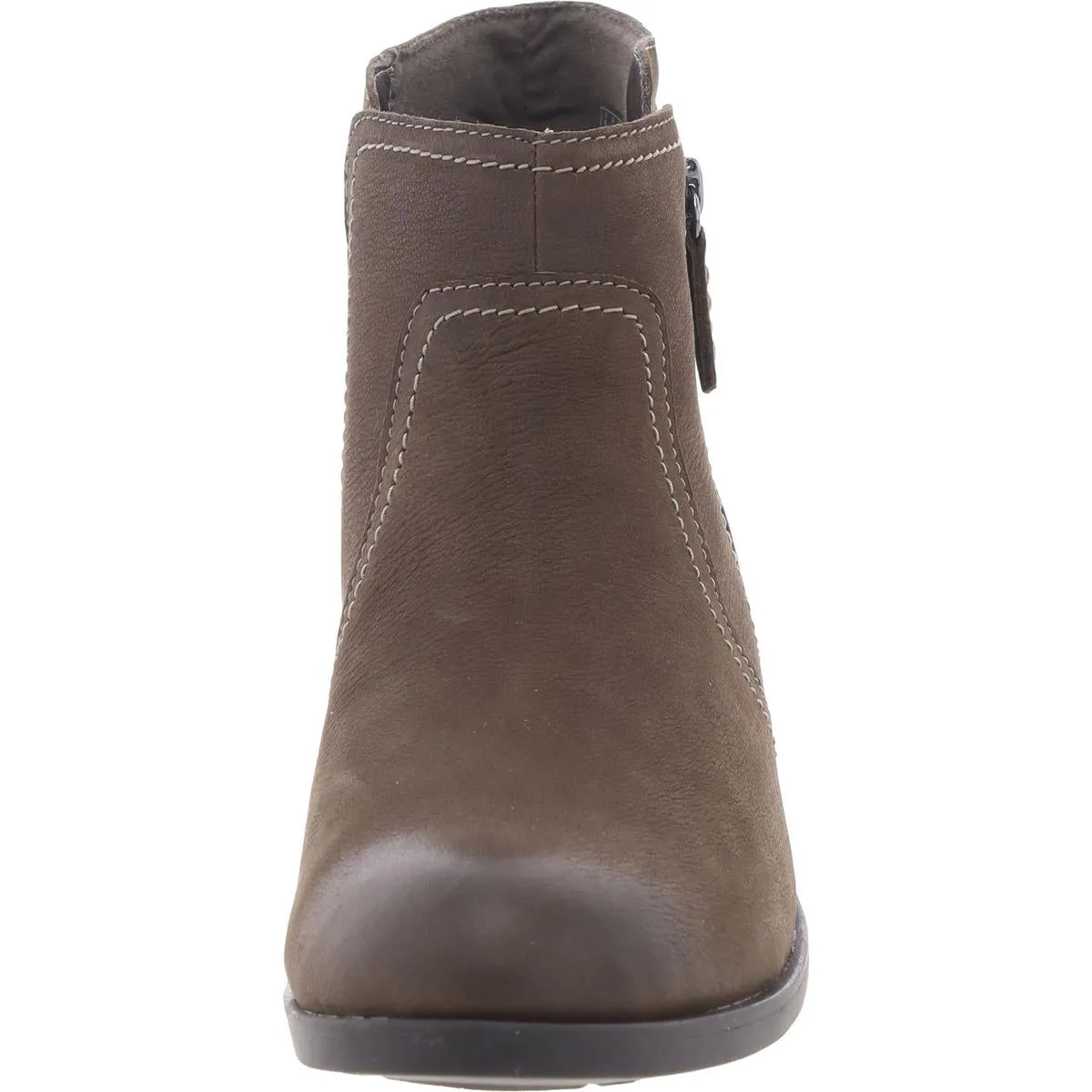 CHARLTEN AVE Womens Comfort Insole Faux Suede Ankle Boots