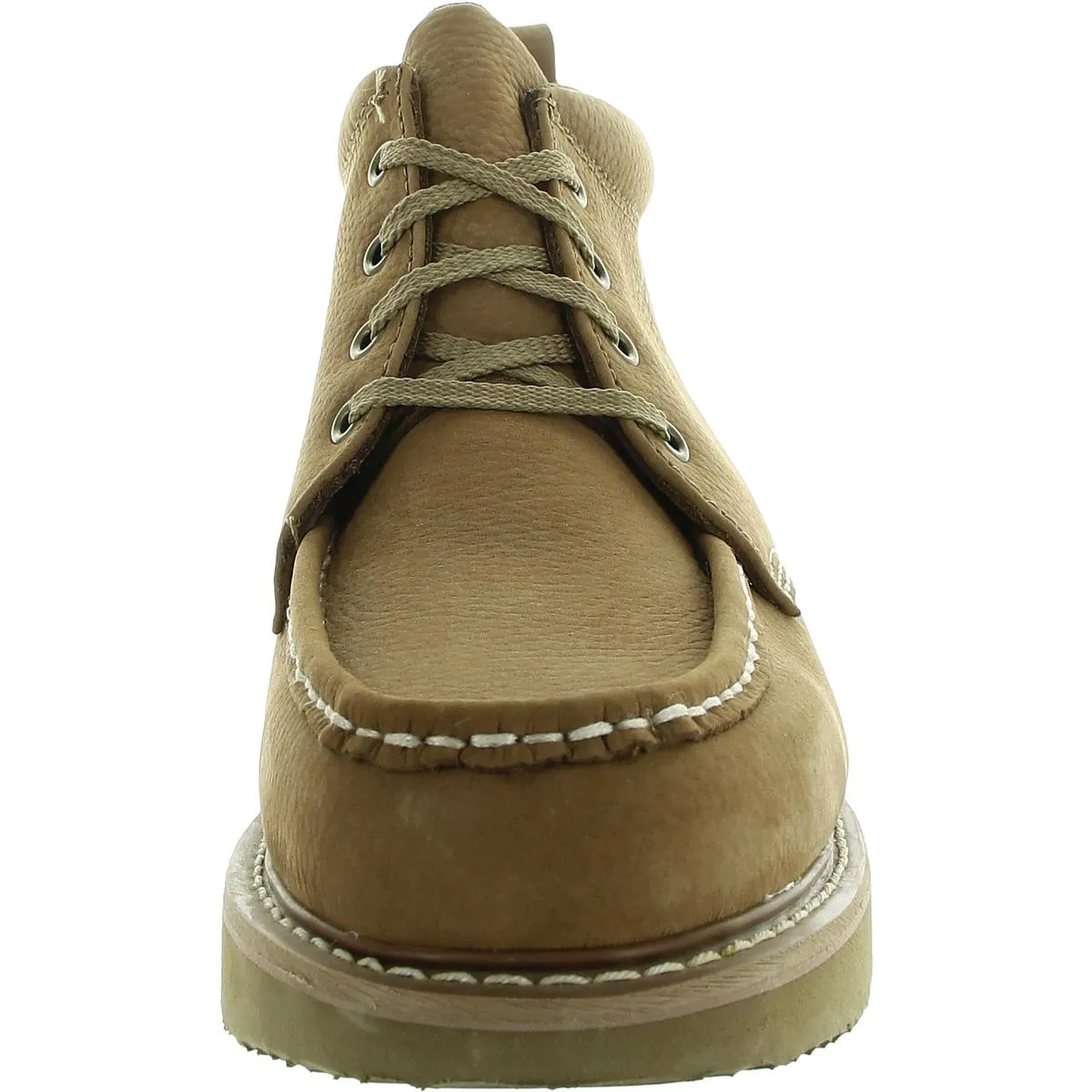 CHUKKA Mens Lace-Up Leather Work & Safety Boots