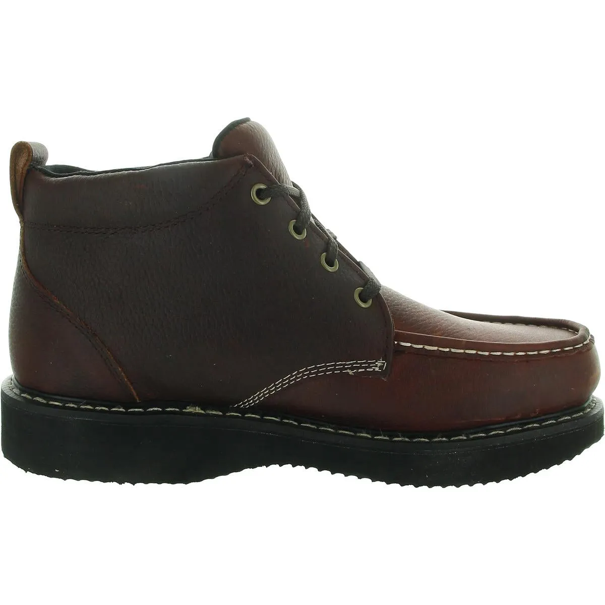 CHUKKA Mens Lace-Up Leather Work & Safety Boots