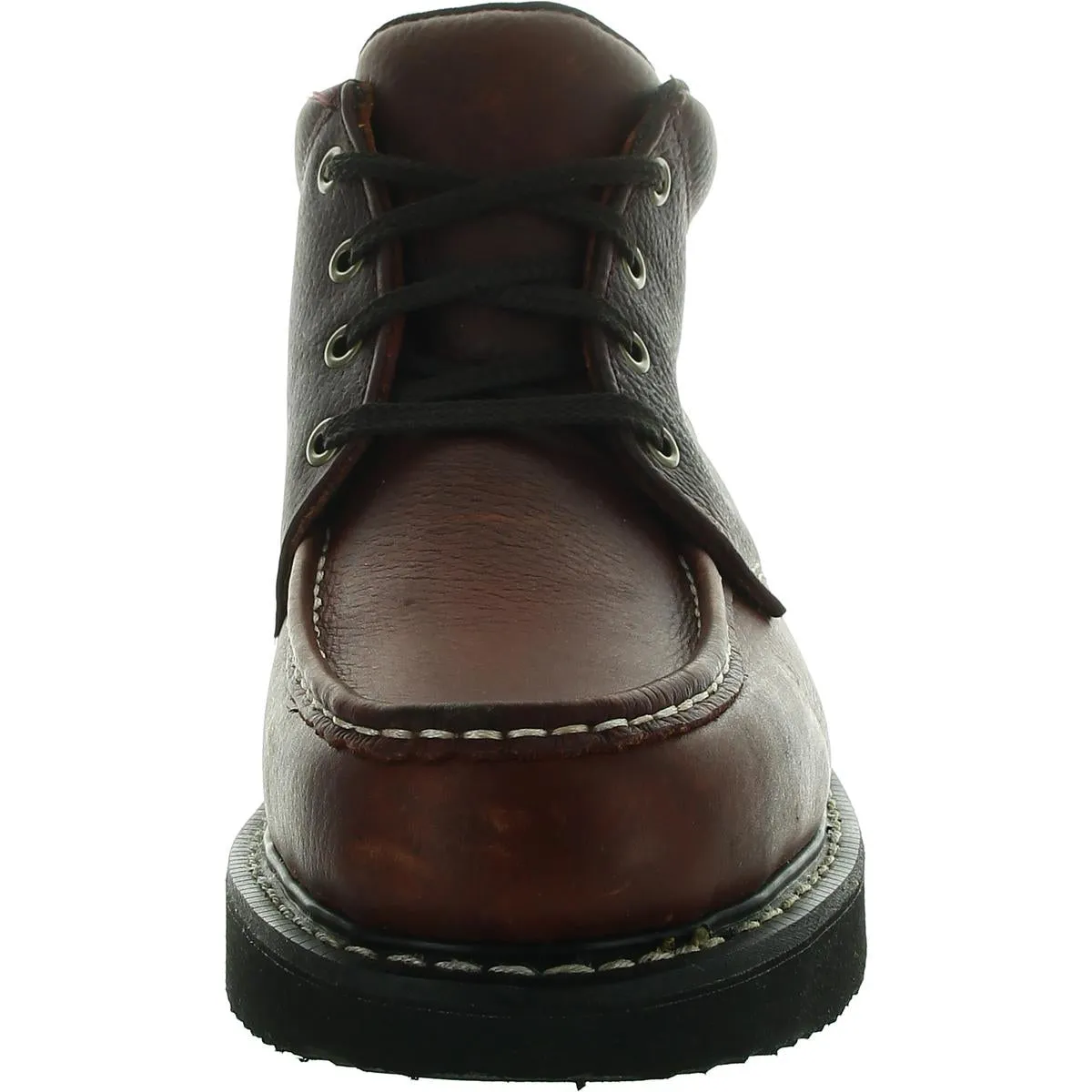 CHUKKA Mens Lace-Up Leather Work & Safety Boots