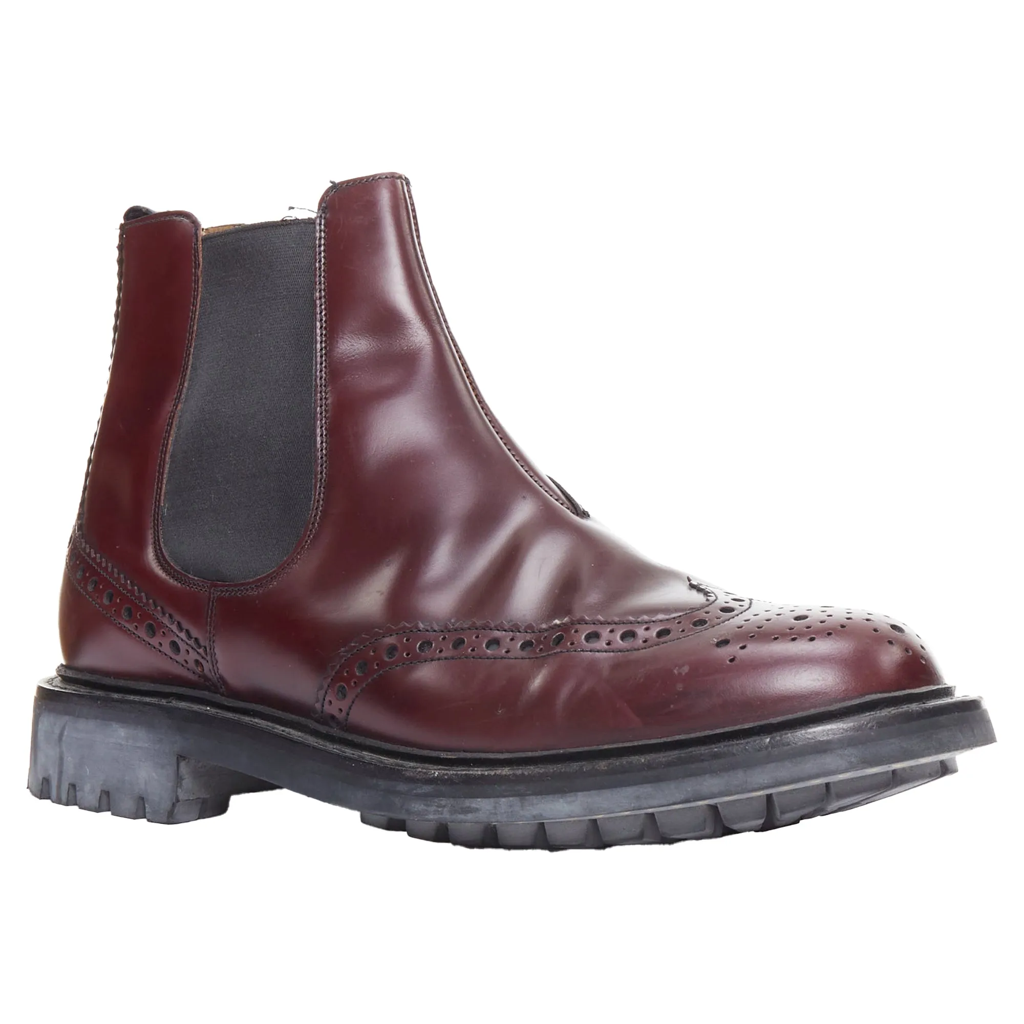 Church'S Ketsby perforated polished chelsea boots