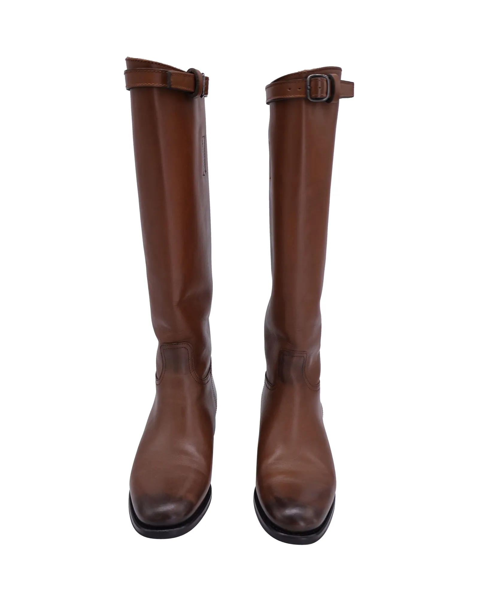 Church's Riding Knee Boots in Brown Leather