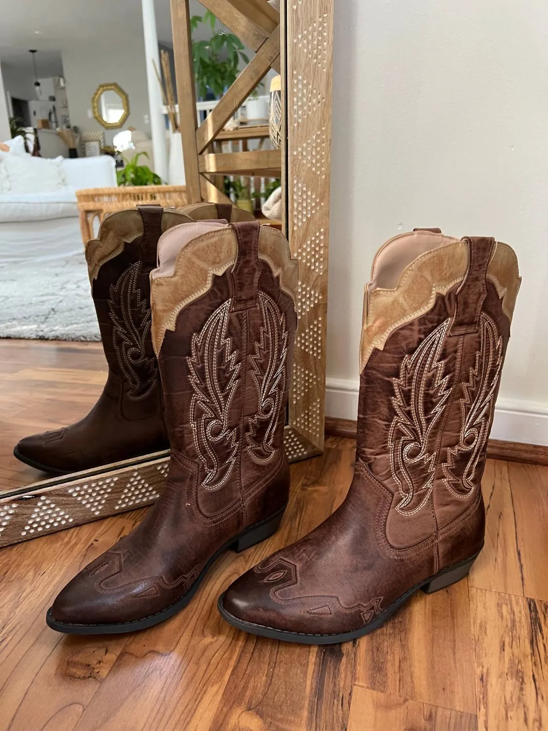 Cimmaron Boots In Choco/beige