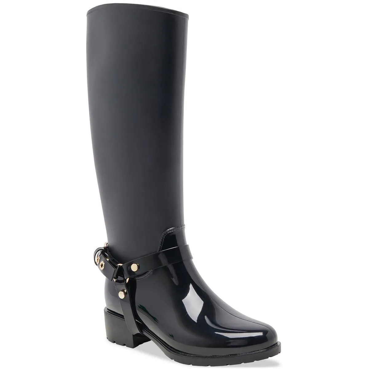 Cloudy H2O Womens Zipper Patent Knee-High Boots
