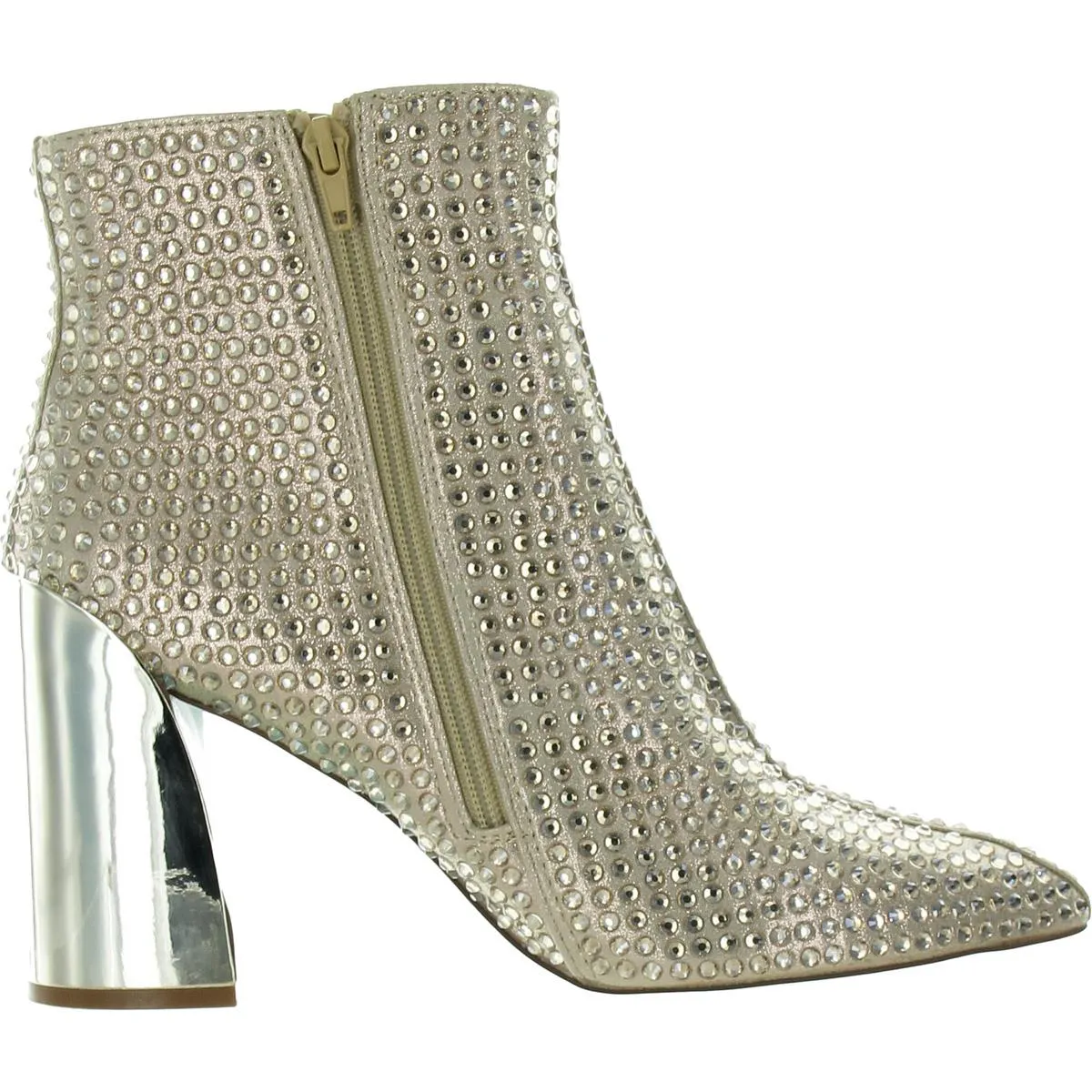 Colbey Womens Embellished Textured Booties