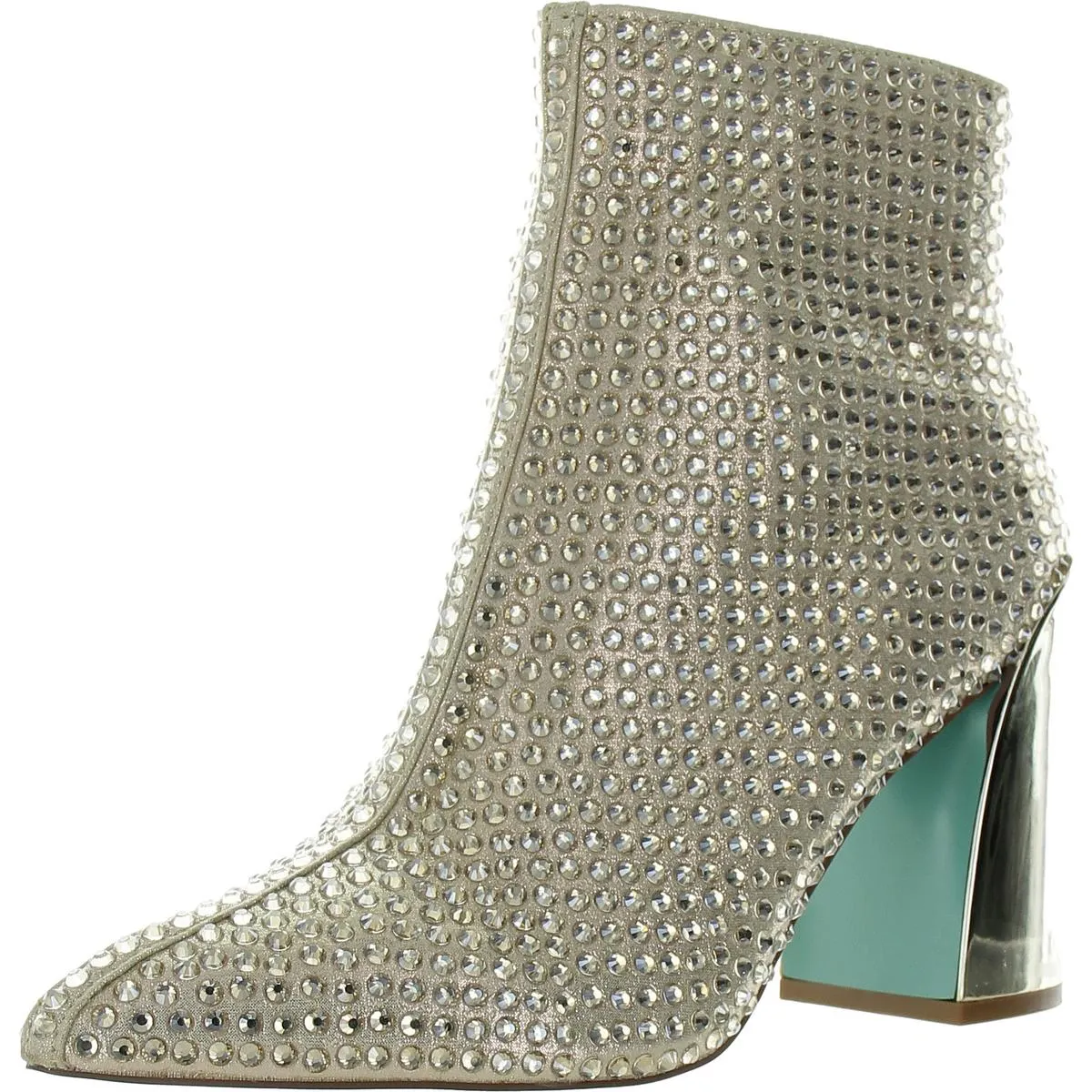 Colbey Womens Embellished Textured Booties