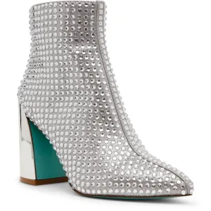 Colbey Womens Embellished Textured Booties