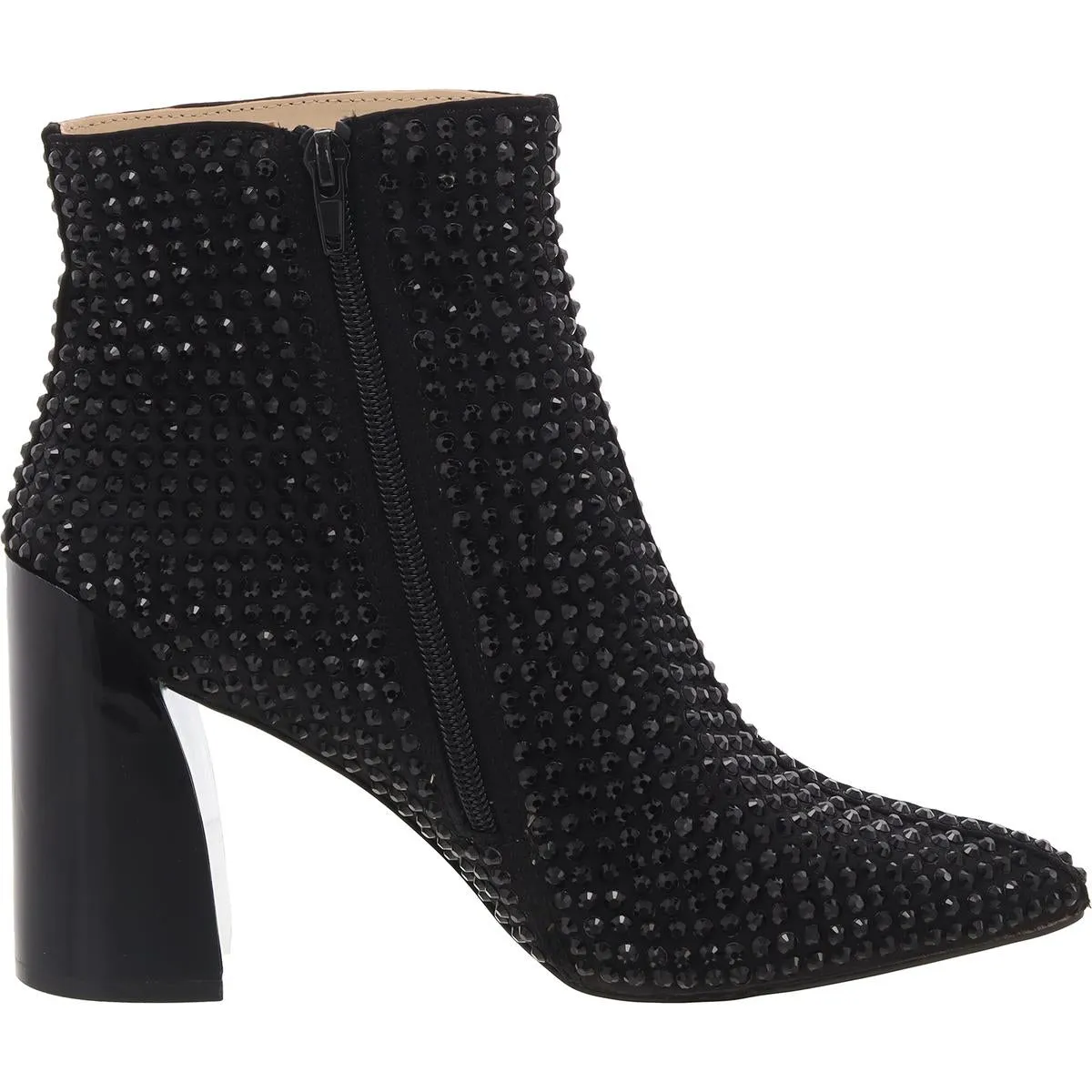 Colbey Womens Embellished Textured Booties
