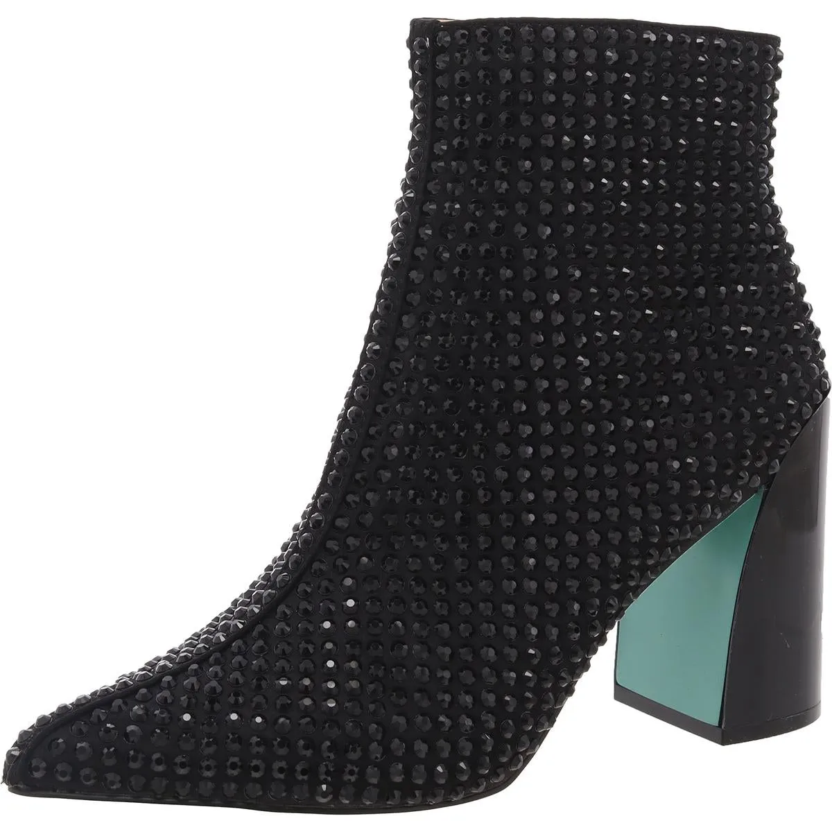 Colbey Womens Embellished Textured Booties