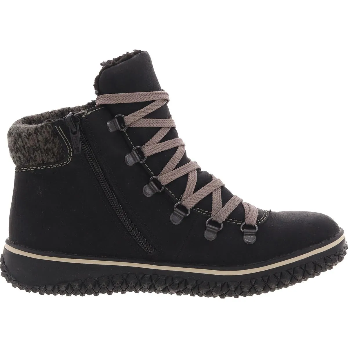 Cordula 38 Womens Zipper Faux Leather Winter & Snow Boots