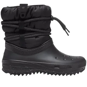 CROCS CLASSIC NEO PUFF BLACK BOOTS