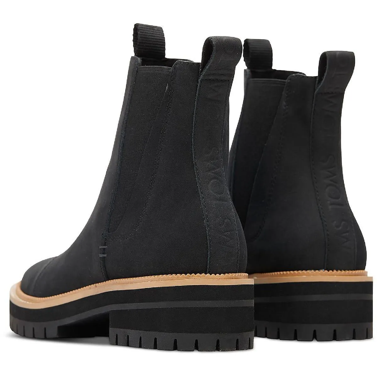 Dakota Womens Leather Pull On Chelsea Boots