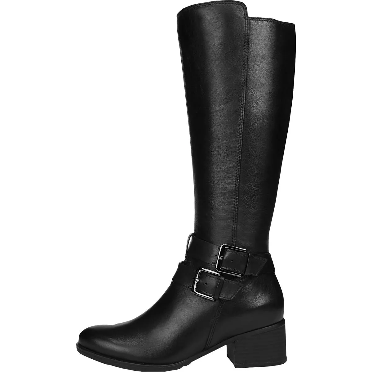 Dale Womens Leather Riding Mid-Calf Boots