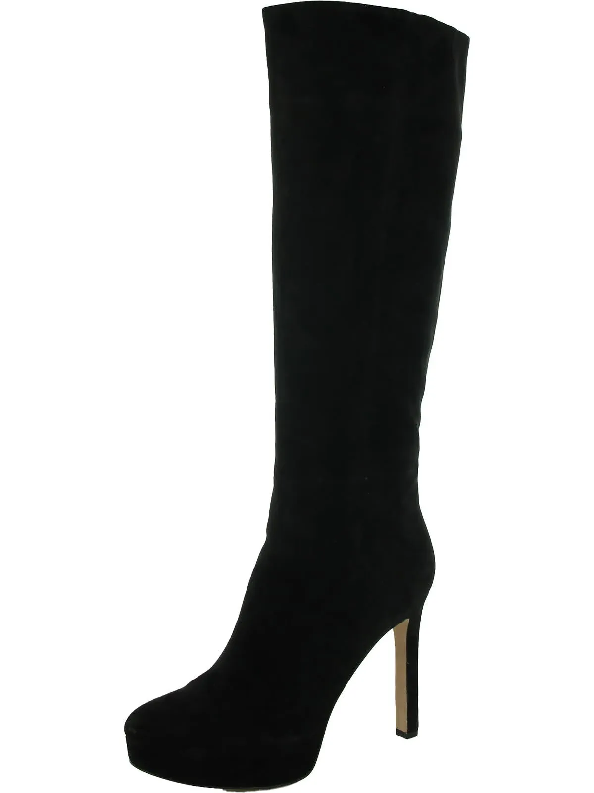 Dali Womens Suede Heels Knee-High Boots