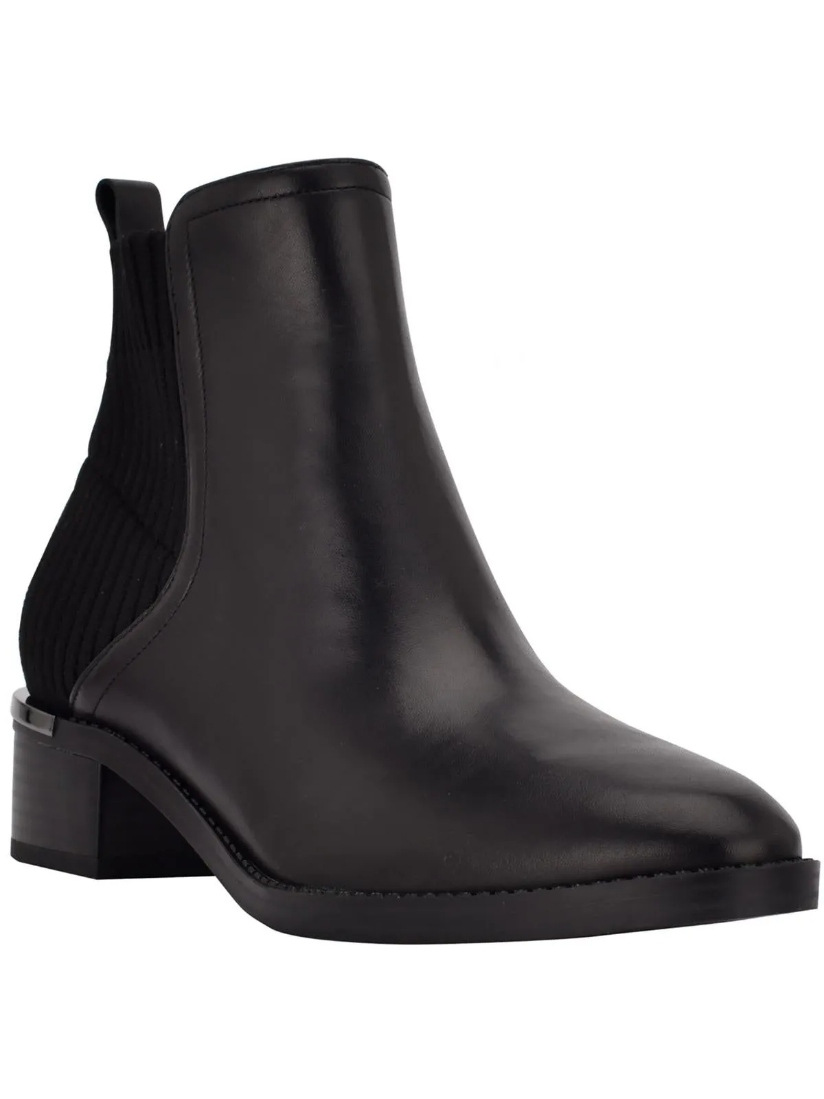 DEANDRE Womens Faux Leather Pointed toe Ankle Boots